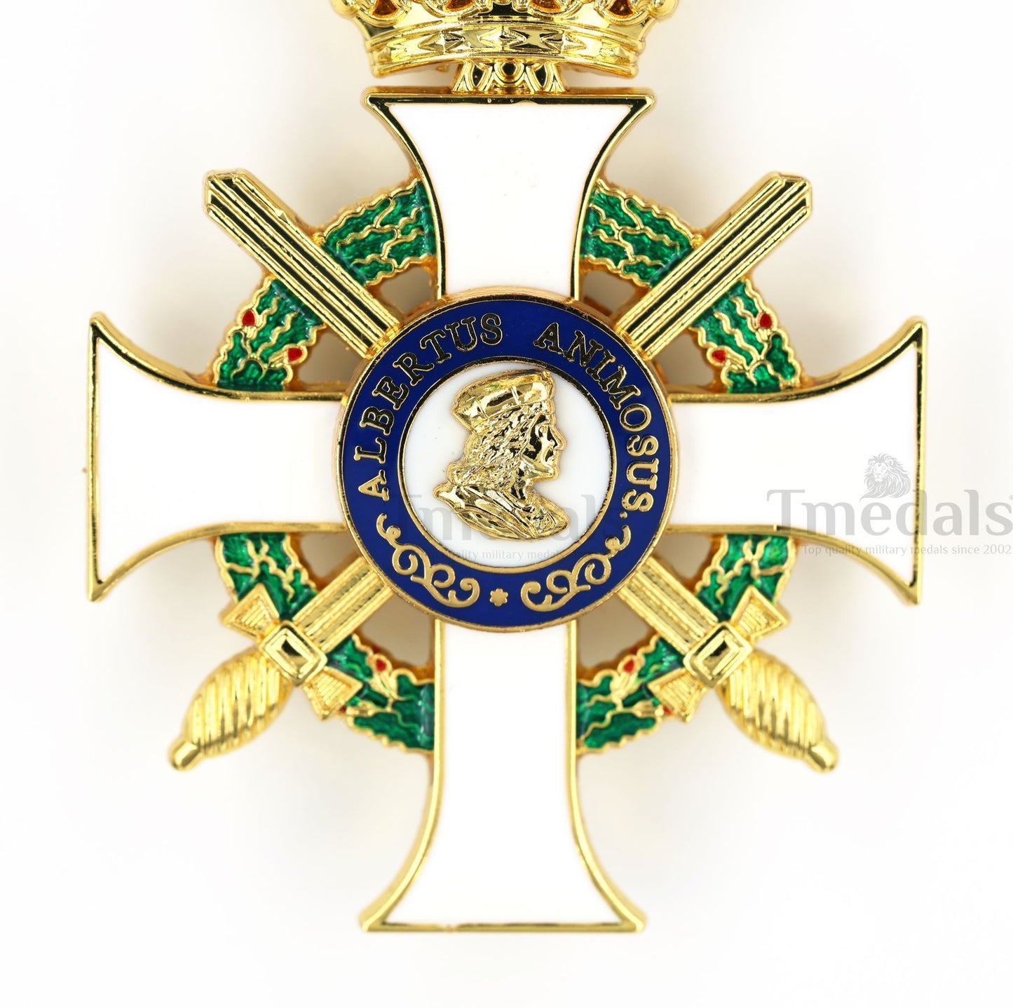 Albert Order Commander Cross with Swords & Crown Replica – Saxony Type II 1850