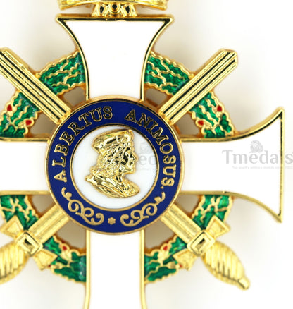 Albert Order Commander Cross with Swords & Crown Replica – Saxony Type II 1850