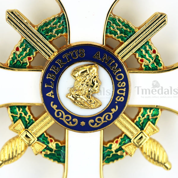 Albert Order Commander Cross with Swords & Crown Replica – Saxony Type II 1850