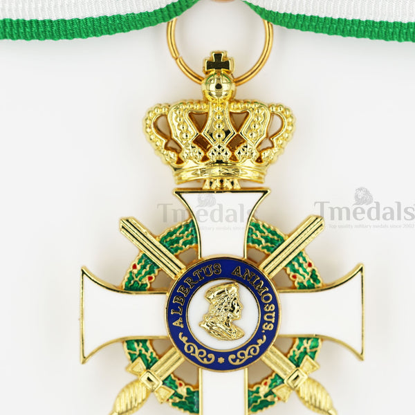 Albert Order Commander Cross with Swords & Crown Replica – Saxony Type II 1850