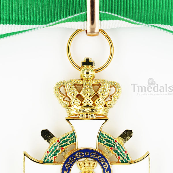 Albert Order Commander Cross with Swords & Crown Replica – Saxony Type II 1850