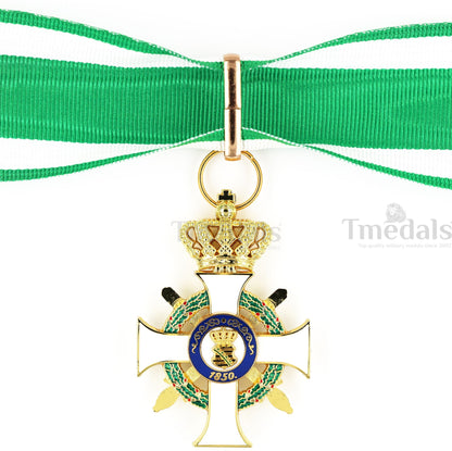 Albert Order Commander Cross with Swords & Crown Replica – Saxony Type II 1850