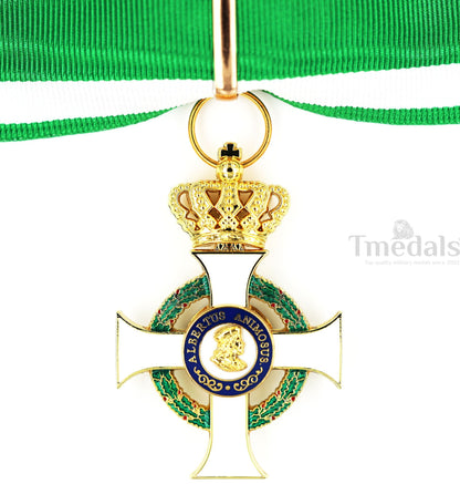 Albert Order 1st class Commander Cross with Crown Replica – Saxony Type II 1850