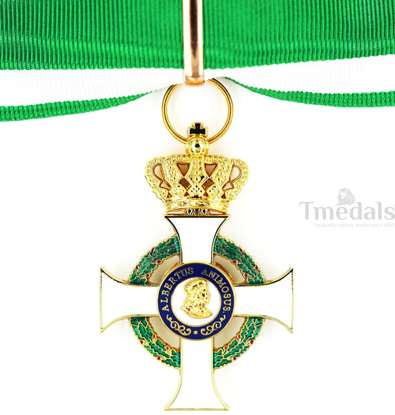 Albert Order 1st class Commander Cross with Crown Replica – Saxony Type II 1850
