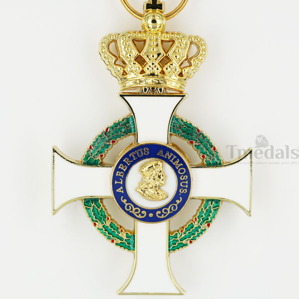 Albert Order 1st class Commander Cross with Crown Replica – Saxony Type II 1850
