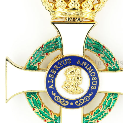 Albert Order 1st class Commander Cross with Crown Replica – Saxony Type II 1850