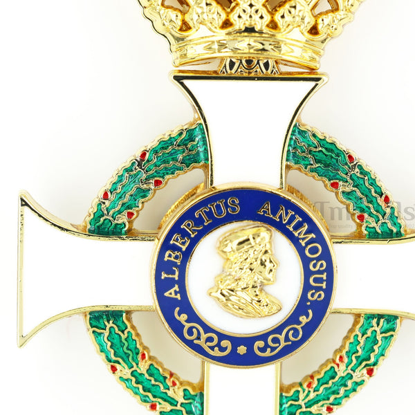 Albert Order 1st class Commander Cross with Crown Replica – Saxony Type II 1850
