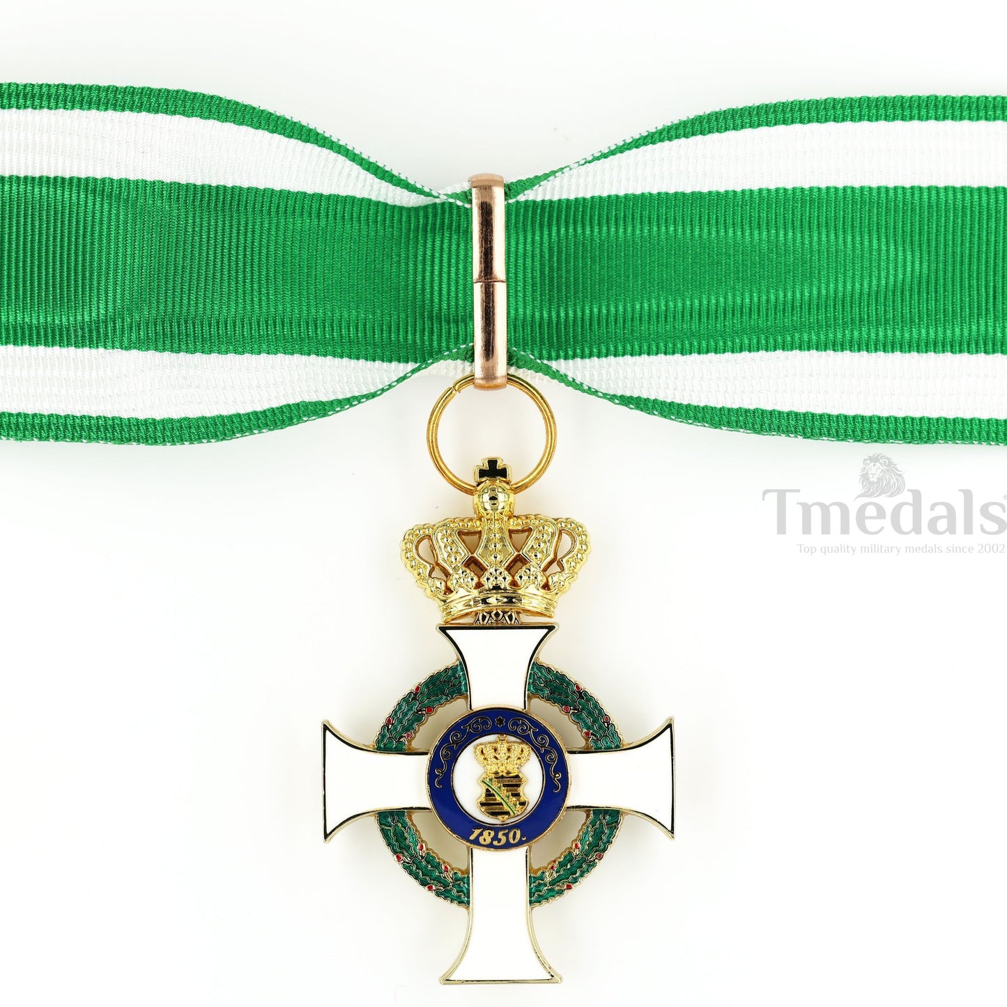 Albert Order 1st class Commander Cross with Crown Replica – Saxony Type II 1850