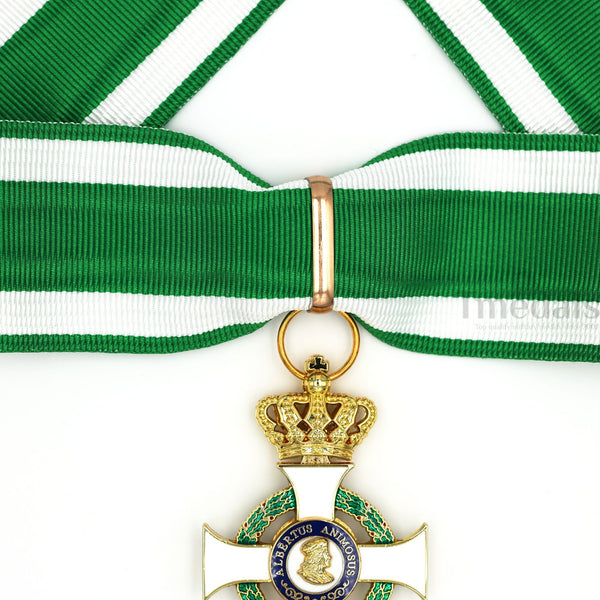 Albert Order 1st class Commander Cross with Crown Replica – Saxony Type II 1850