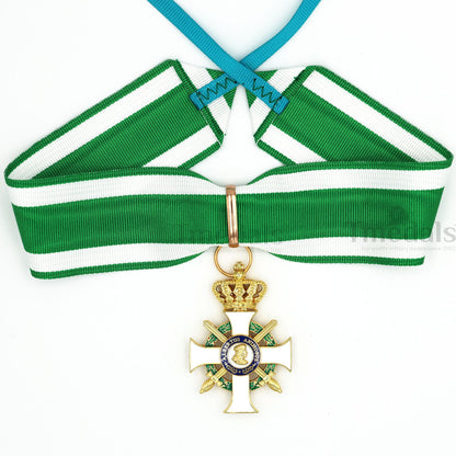 Albert Order Commander Cross with Swords & Crown Replica – Saxony Type II 1850