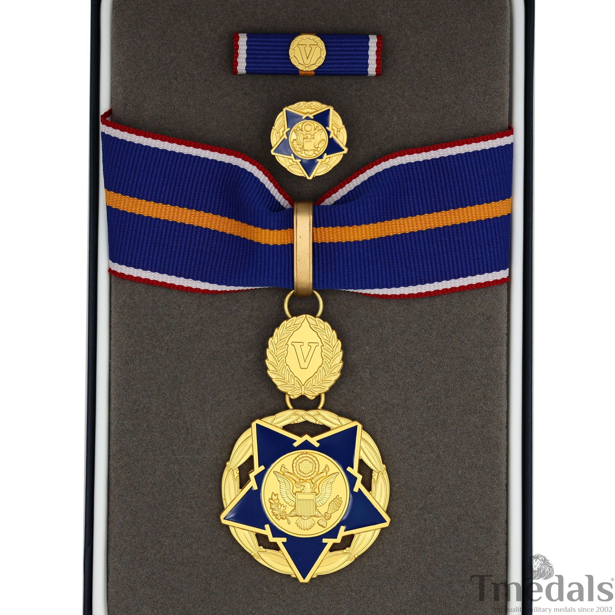 Public Safety Medal of Valor Replica – Full Set 1:1 Gilt Brass USA Medal Rare