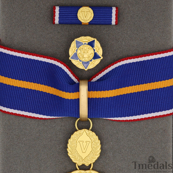 Public Safety Medal of Valor Replica – Full Set 1:1 Gilt Brass USA Medal Rare
