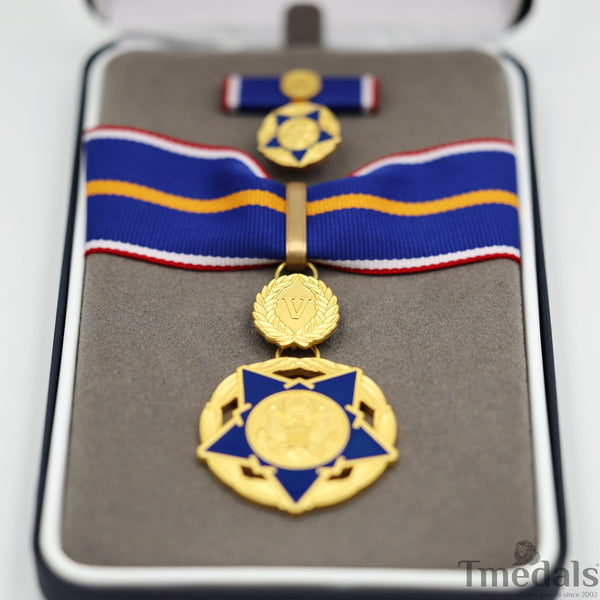 Public Safety Medal of Valor Replica – Full Set 1:1 Gilt Brass USA Medal Rare