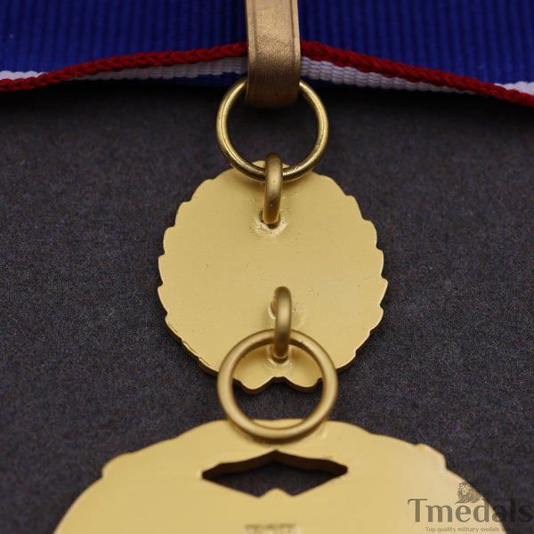 Public Safety Medal of Valor Replica – Full Set 1:1 Gilt Brass USA Medal Rare