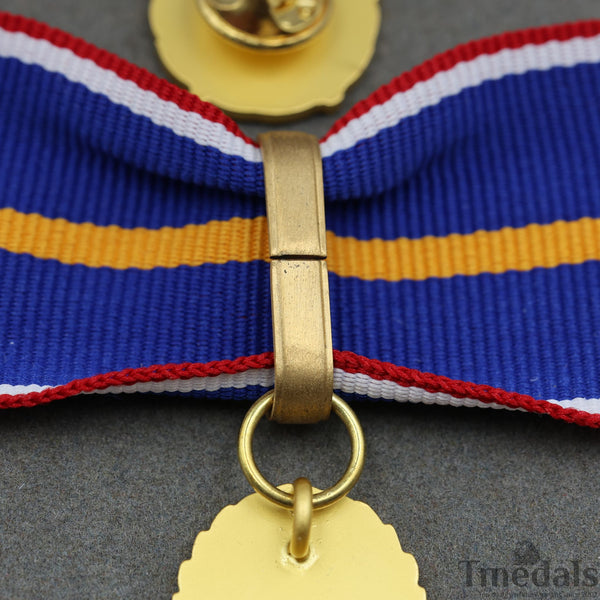 Public Safety Medal of Valor Replica – Full Set 1:1 Gilt Brass USA Medal Rare
