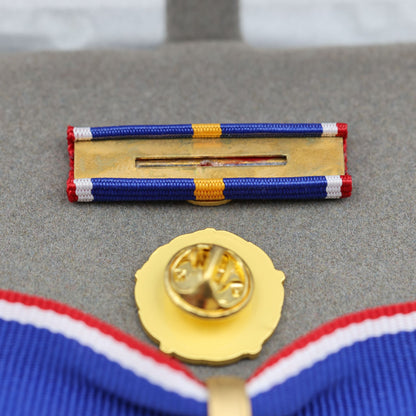 US DOJ Public Safety Medal of Valor Replica – Full Size Set Gilt Brass USA Medal