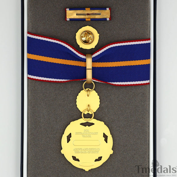 Public Safety Medal of Valor Replica – Full Set 1:1 Gilt Brass USA Medal Rare