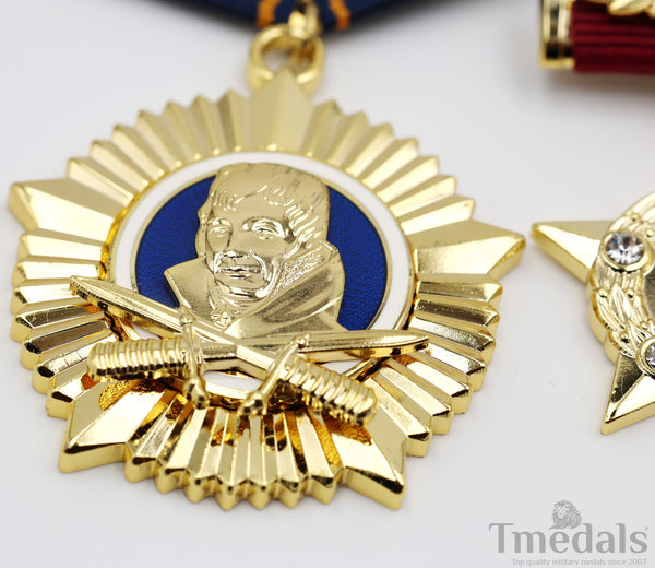 DDR Medal Set – Hero of GDR, Karl Marx, Scharnhorst – Germany Full Size Replica