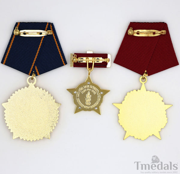 DDR Medal Set – Hero of GDR, Karl Marx, Scharnhorst – Germany Full Size Replica