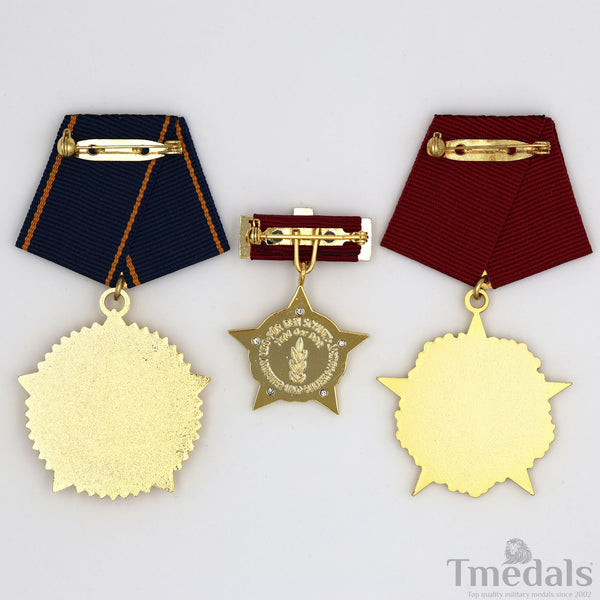 DDR Medal Set – Hero of GDR, Karl Marx, Scharnhorst – Germany Full Size Replica