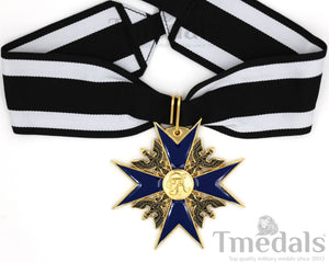Order of the Black Eagle Badge – Prussia 1701 Blue Enamel Maltese Cross Replica