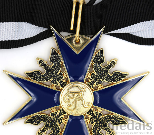 Order of the Black Eagle Badge – Prussia 1701 Blue Enamel Maltese Cross Replica