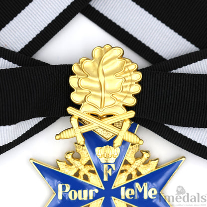 Prussian MWWI German Pour le Mérite Blue Max Medal with Oak Leaves – Replica Versionedal Replica WW1