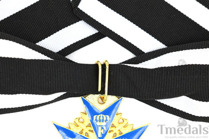 Pour le Mérite Blue Max Neck Badge with Ribbon – Prussian Medal Replica WW1