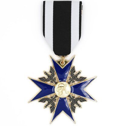 Prussian Order of the Black Eagle 1701 Badge with Short Ribbon
