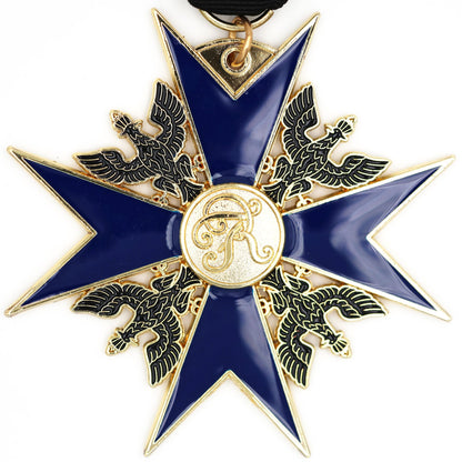 Prussian Order of the Black Eagle 1701 Badge with Short Ribbon