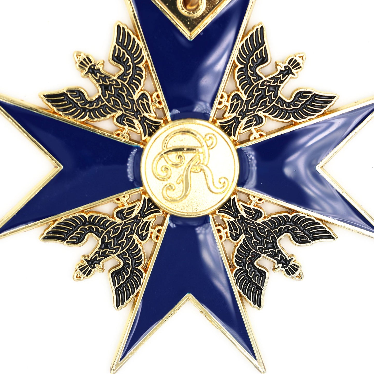 Prussian Order of the Black Eagle 1701 Badge with Short Ribbon