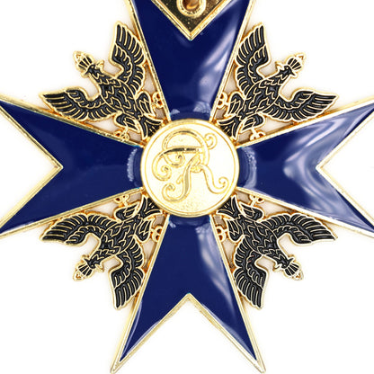Prussian Order of the Black Eagle 1701 Badge with Short Ribbon