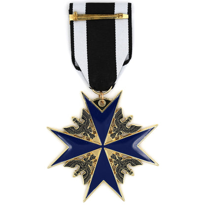 Prussian Order of the Black Eagle 1701 Badge with Short Ribbon