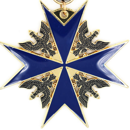Prussian Order of the Black Eagle 1701 Badge with Short Ribbon