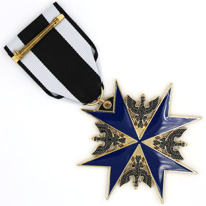 Prussian Order of the Black Eagle 1701 Badge with Short Ribbon
