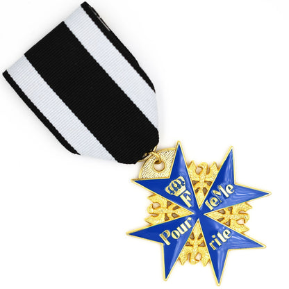 Prussian Pour le Mérite “Blue Max” WW1 Medal with Ribbon