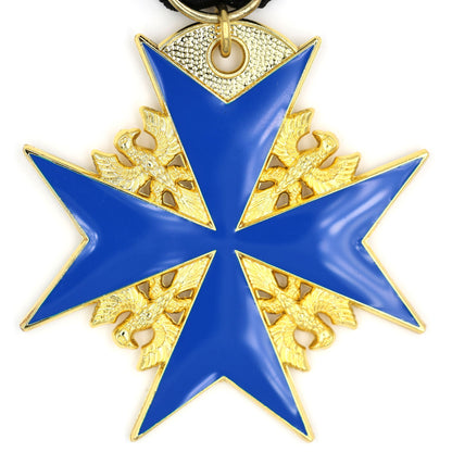 Prussian Pour le Mérite “Blue Max” WW1 Medal with Ribbon