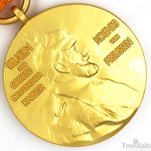 German Kaiser Wilhelm I Centennial Medal – 1897 Commemorative Replica