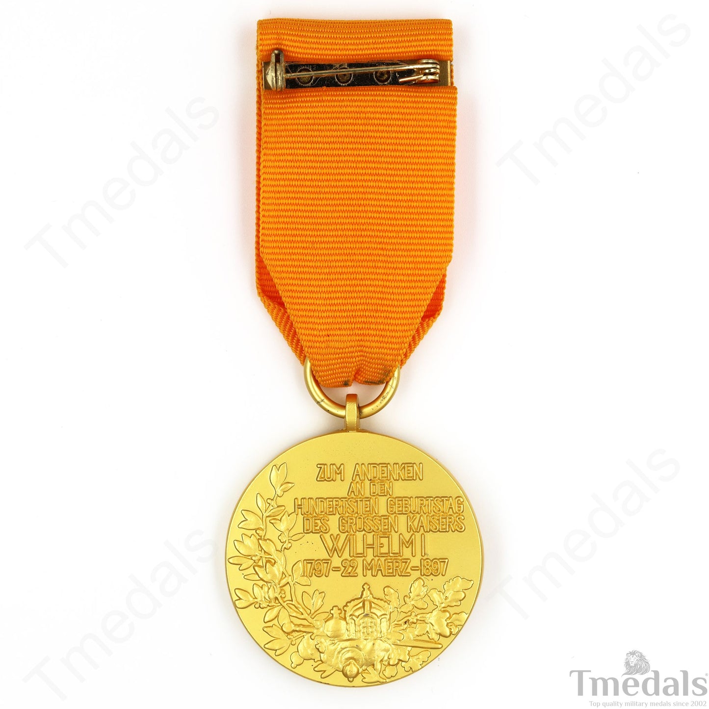 German Kaiser Wilhelm I Centennial Medal – 1897 Commemorative Replica