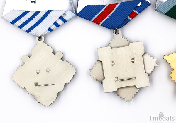 Russia 4 Orders Medal Set Friendship Honor Cultural Maritime Replica Badge Lot