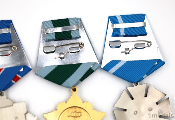 Russia 4 Orders Medal Set Friendship Honor Cultural Maritime Replica Badge Lot