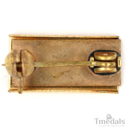 1x Mini Medal Mounting Bar 17.5 mm (0.69 in) Solid Brass Brooch Pin for U.S. UK