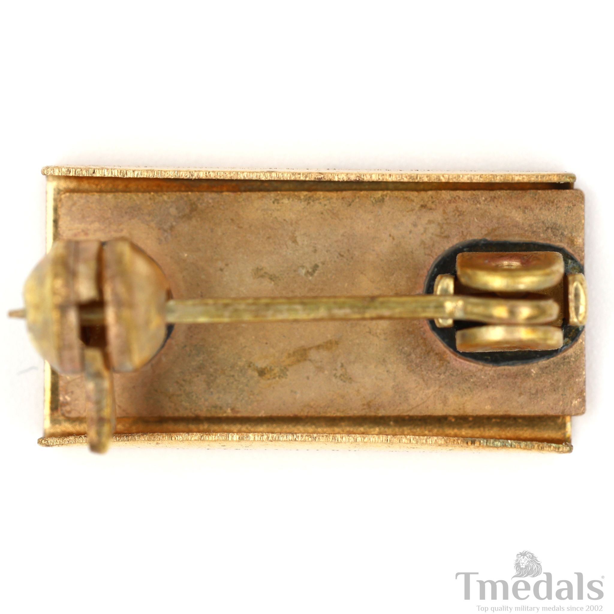 1x Mini Medal Mounting Bar 17.5 mm (0.69 in) Solid Brass Brooch Pin for U.S. UK