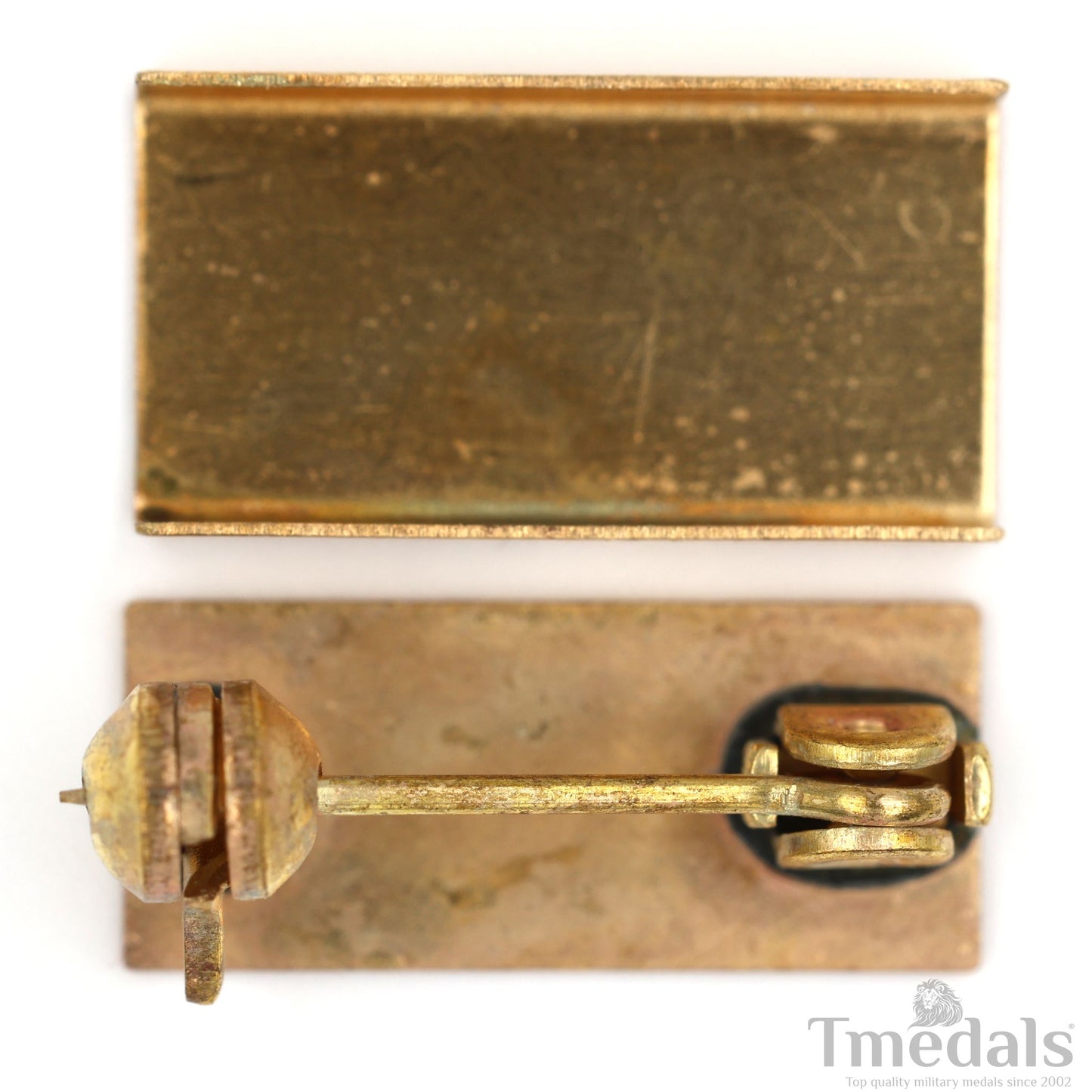 1x Mini Medal Mounting Bar 17.5 mm (0.69 in) Solid Brass Brooch Pin for U.S. UK