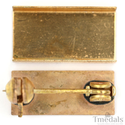 1x Mini Medal Mounting Bar 17.5 mm (0.69 in) Solid Brass Brooch Pin for U.S. UK