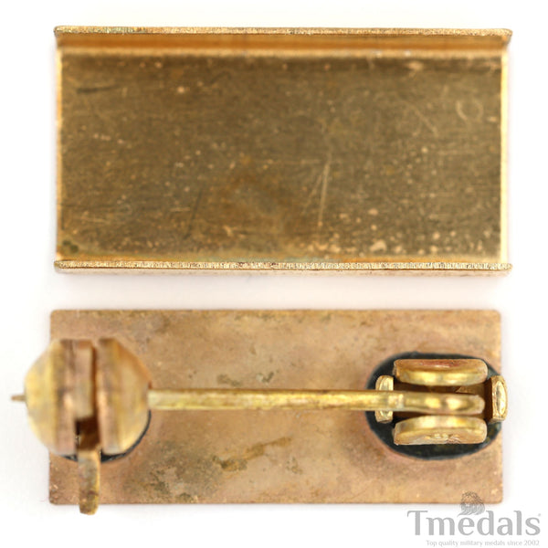 1x Mini Medal Mounting Bar 17.5 mm (0.69 in) Solid Brass Brooch Pin for U.S. UK