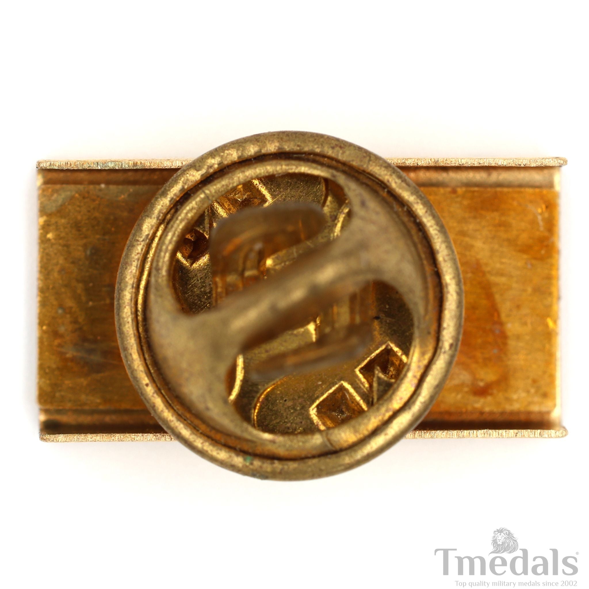 1x Mini Medal Mounting Bar 17.5 mm (0.69 in) Solid Brass Brooch Pin for U.S. UK