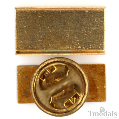 1x Mini Medal Mounting Bar 17.5 mm (0.69 in) Solid Brass Brooch Pin for U.S. UK