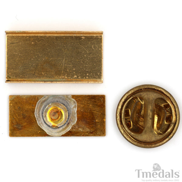 1x Mini Medal Mounting Bar 17.5 mm (0.69 in) Solid Brass Brooch Pin for U.S. UK