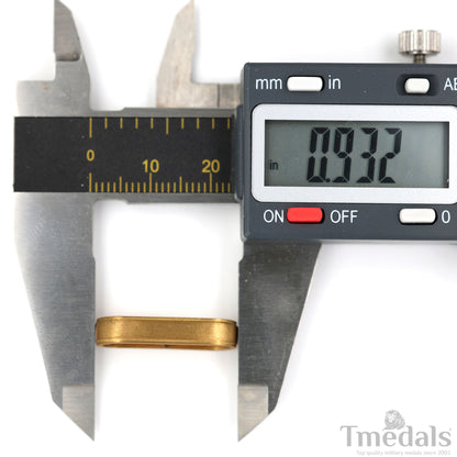 Solid Brass Suspension Ring for Neck Orders – 23.7 mm (0.935 in) – For Repair & Mounting